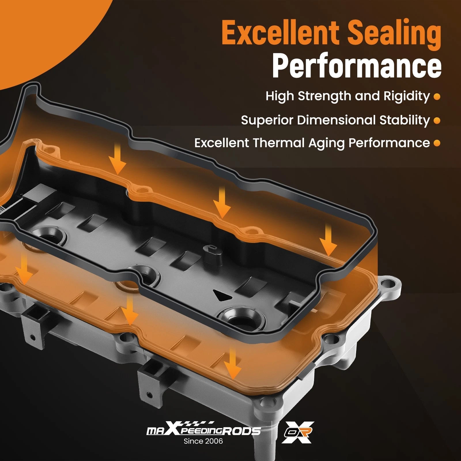 Valve Cover Kit Left & Right for Nissan Pathfinder Infiniti QX4 3.5L (2002–2004)