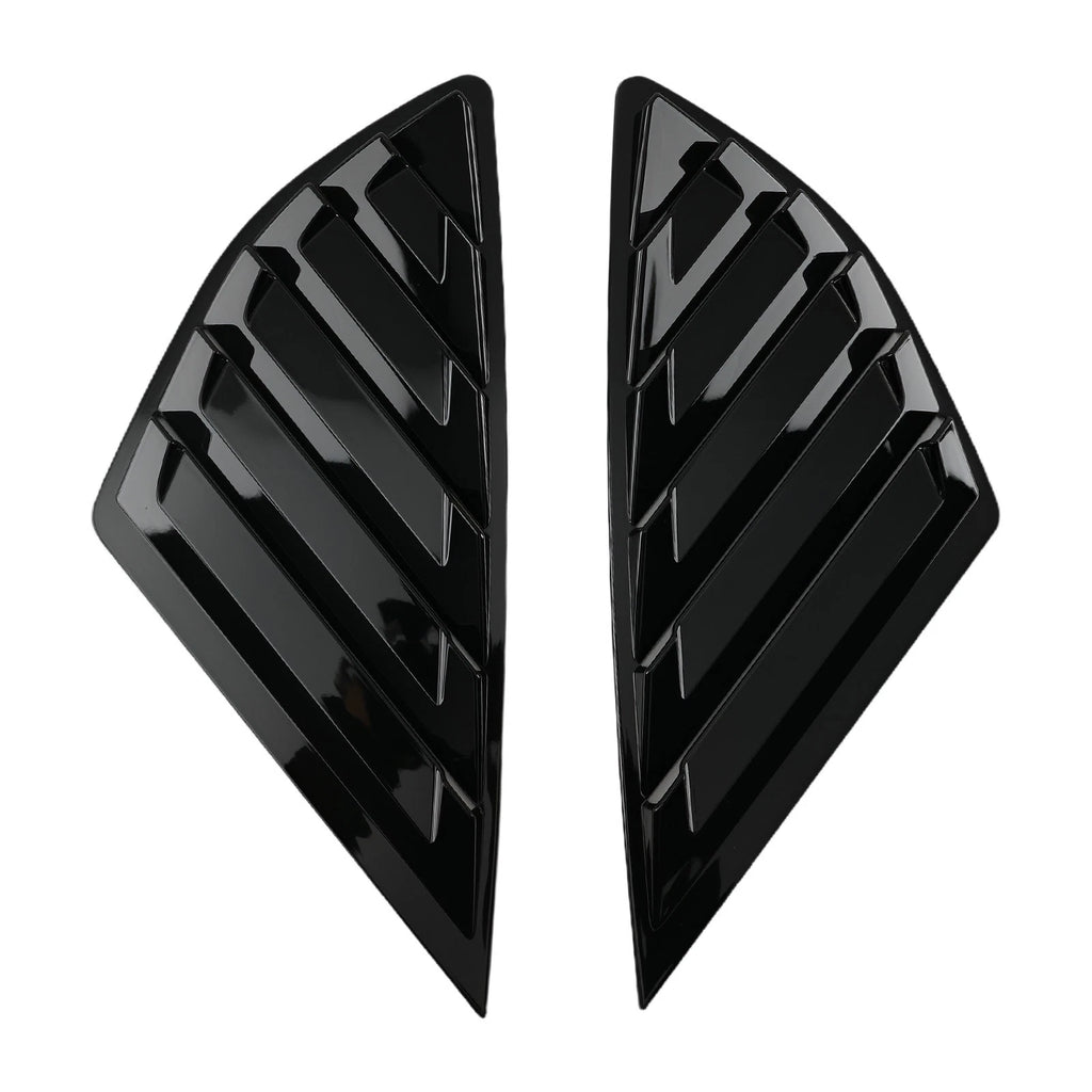 ABS Black Side Window Louvers for Ford Fusion Mondeo (2013-2020)