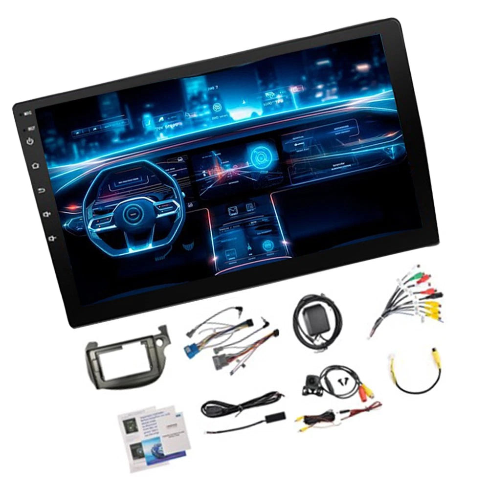 Android 14 Car Stereo 4+64GB for Honda Jazz Fit (2007–2013) CarPlay GPS