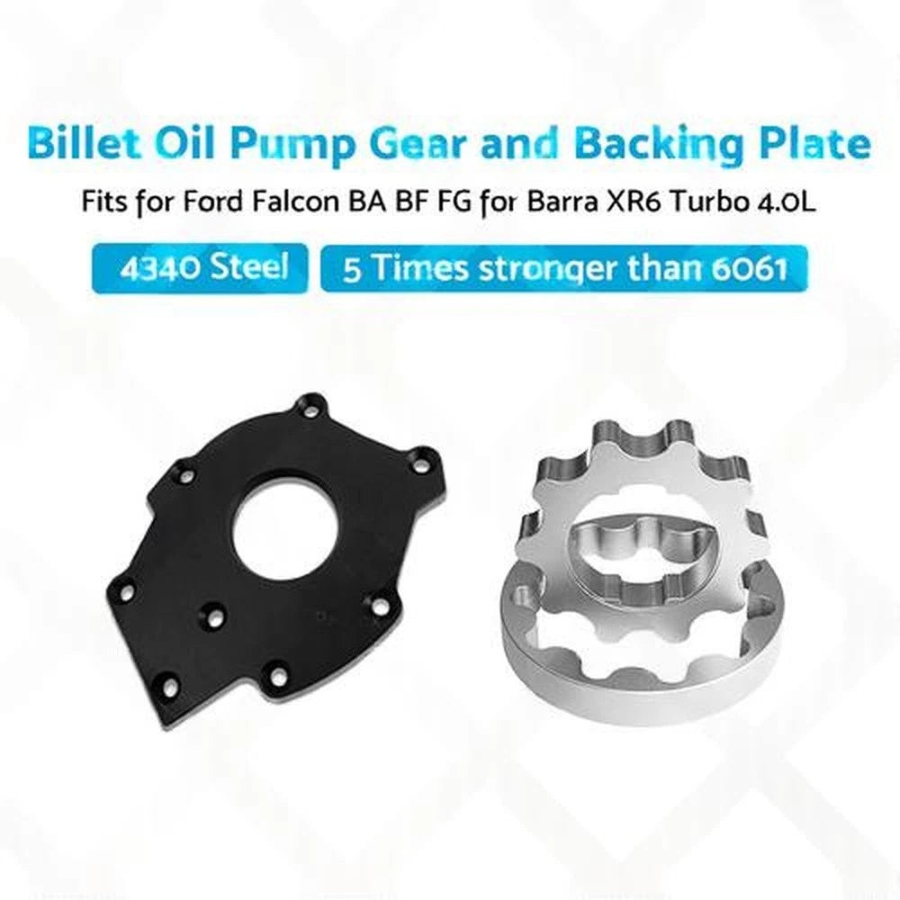 Billet Oil Pump Gears & Backing Plate for Ford Falcon BA XR6 (2002–2005)