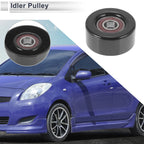 Drive Belt Idler Pulley for Toyota Camry (2003–2018) No. 1660328011 Black