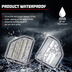 LED Rear Bumper Reflector Backup Lights for Jeep Wrangler JL (2018–Present)