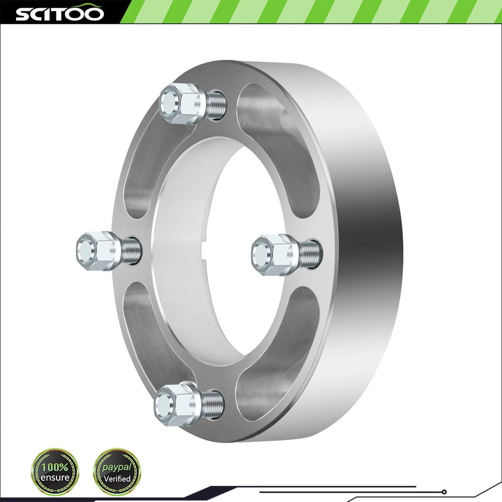 4X 4x137 1.5" Silver Wheel Spacers 10x1.25 for Bombardier Max Commander