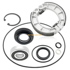Rear Brake Drum Bearing Seals Shoes Kit for Honda Rancher 420, Foreman 500, 520