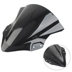Windshield Shield ABS for Kawasaki Ninja 250 400 (2018-2022) Carbon Fiber Black