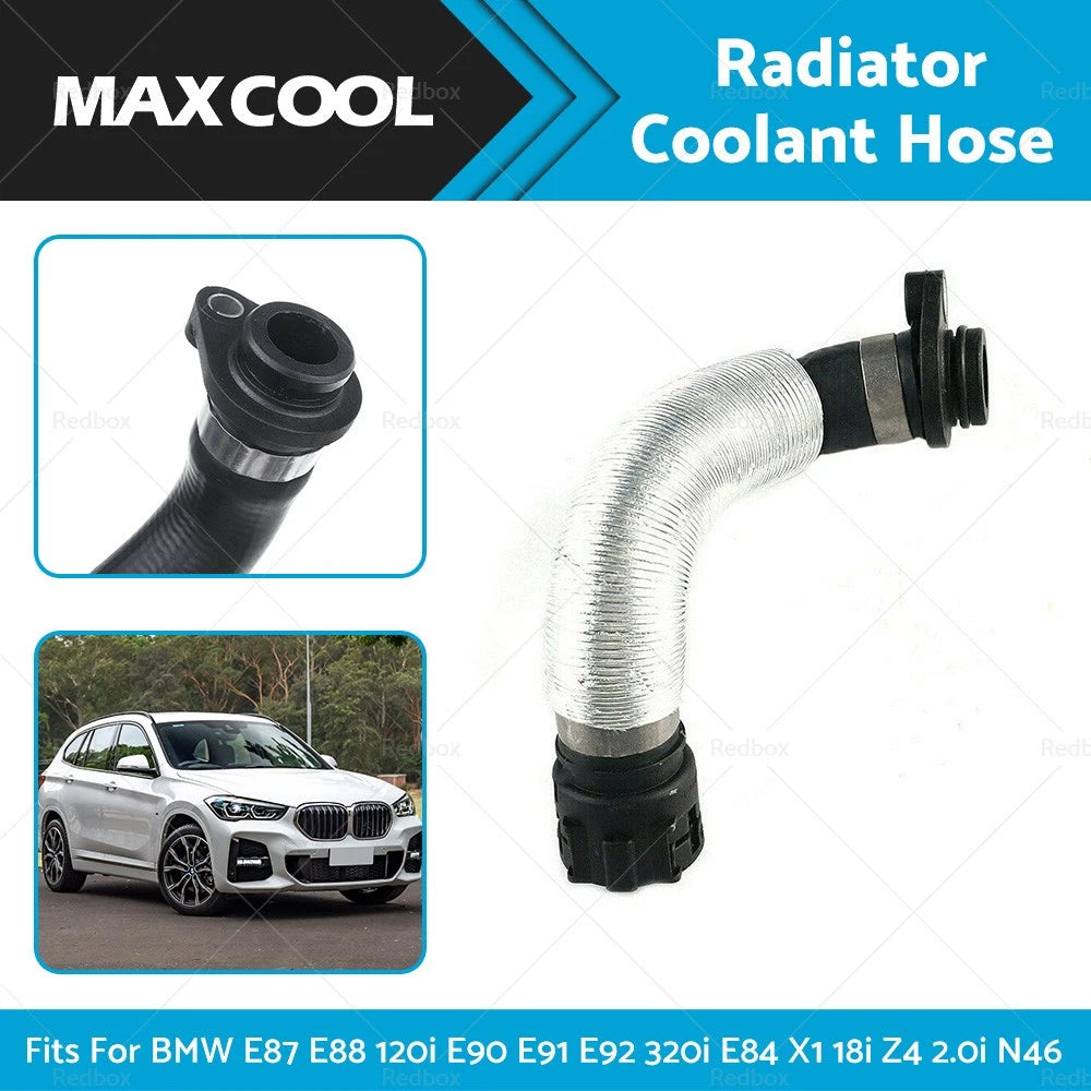 Radiator Coolant Hose for BMW E84 E87 E88 E90 E91 120i 320i X1 X3 X5 Z4 (2007–2015)