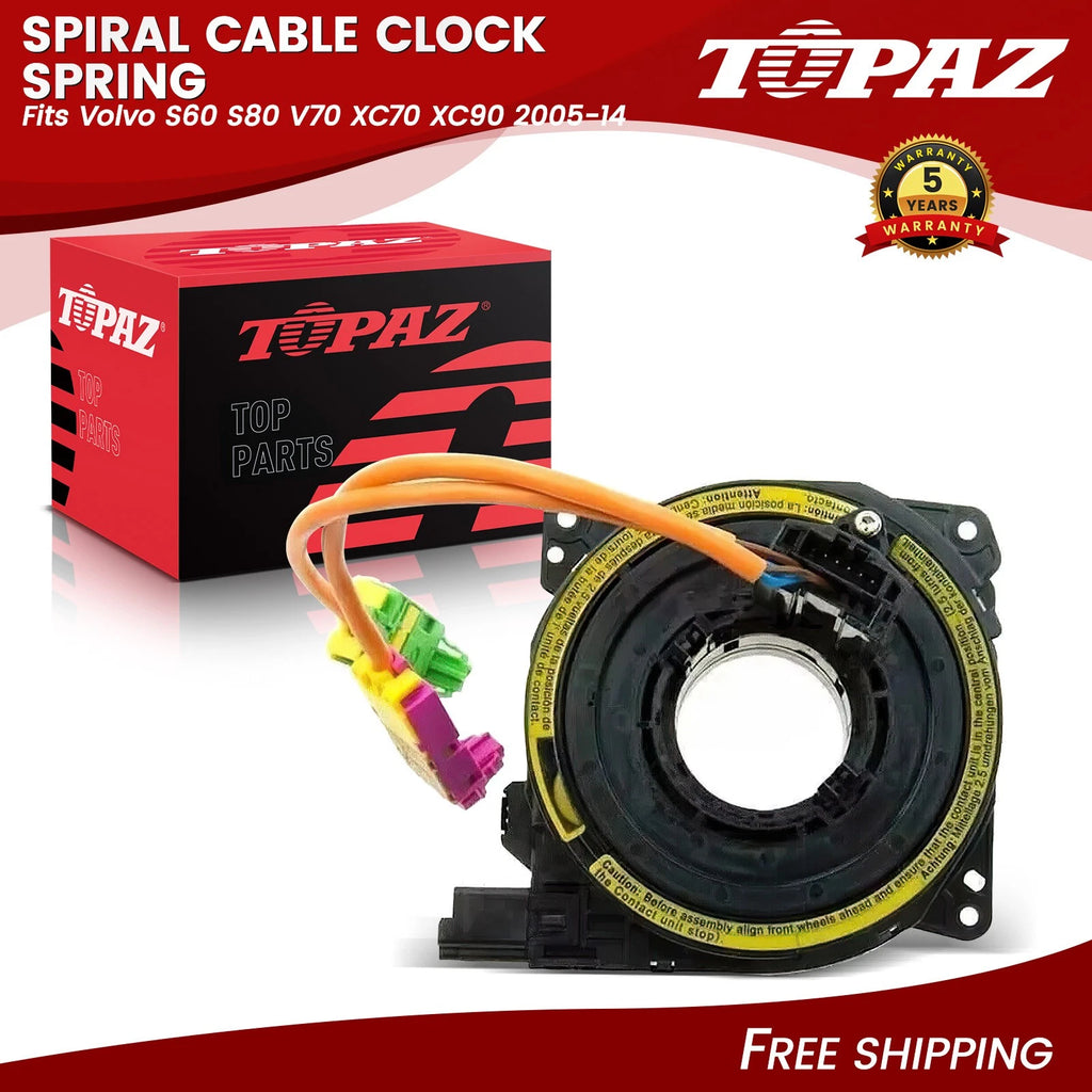 Clock Spring for Volvo S60 S80 V70 XC70 XC90 (2005–2014)