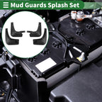 Mud Flaps Splash Guards for Kia KX7 (2017–2022) W/ Mount Accessories
