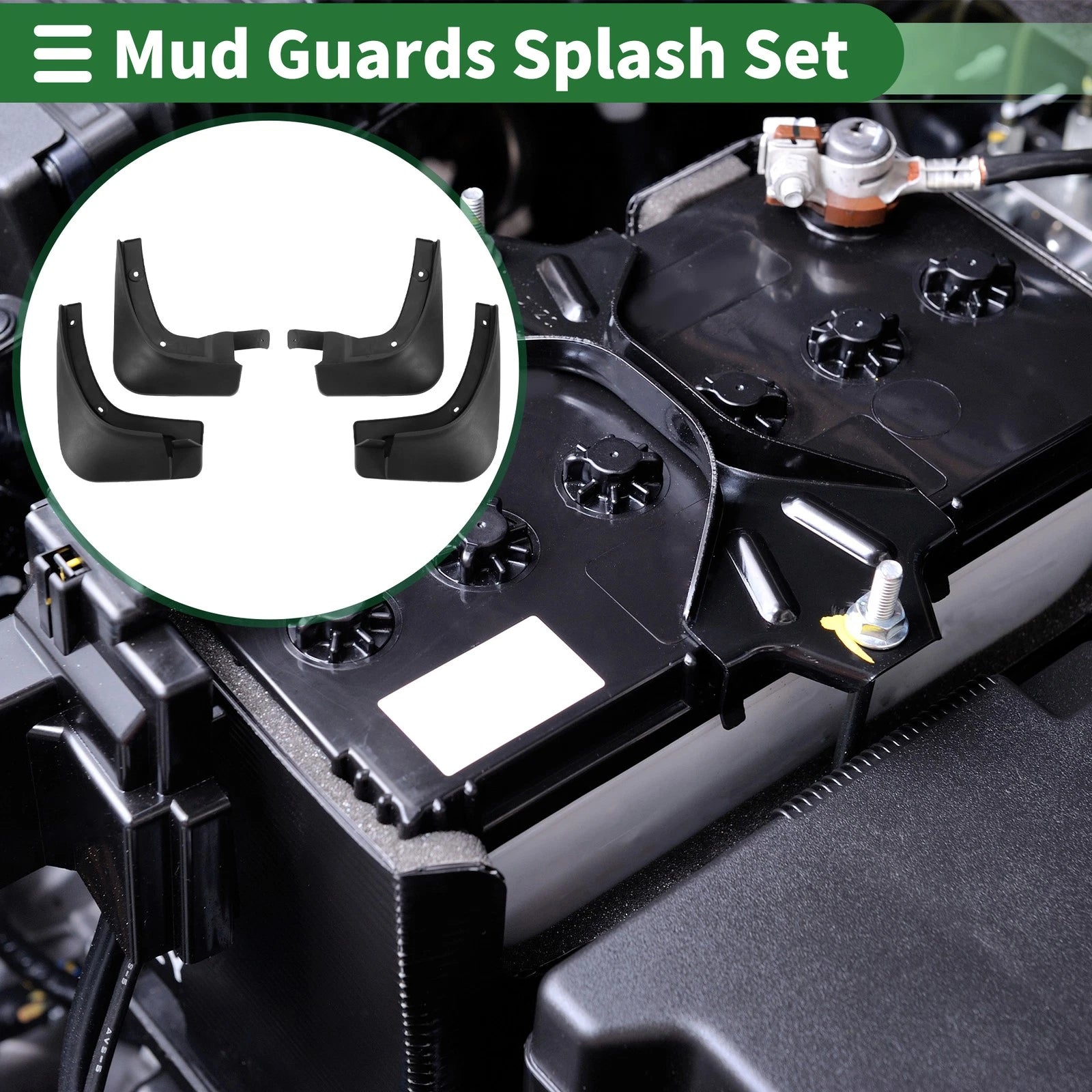 Mud Flaps Splash Guards for Kia KX7 (2017–2022) W/ Mount Accessories