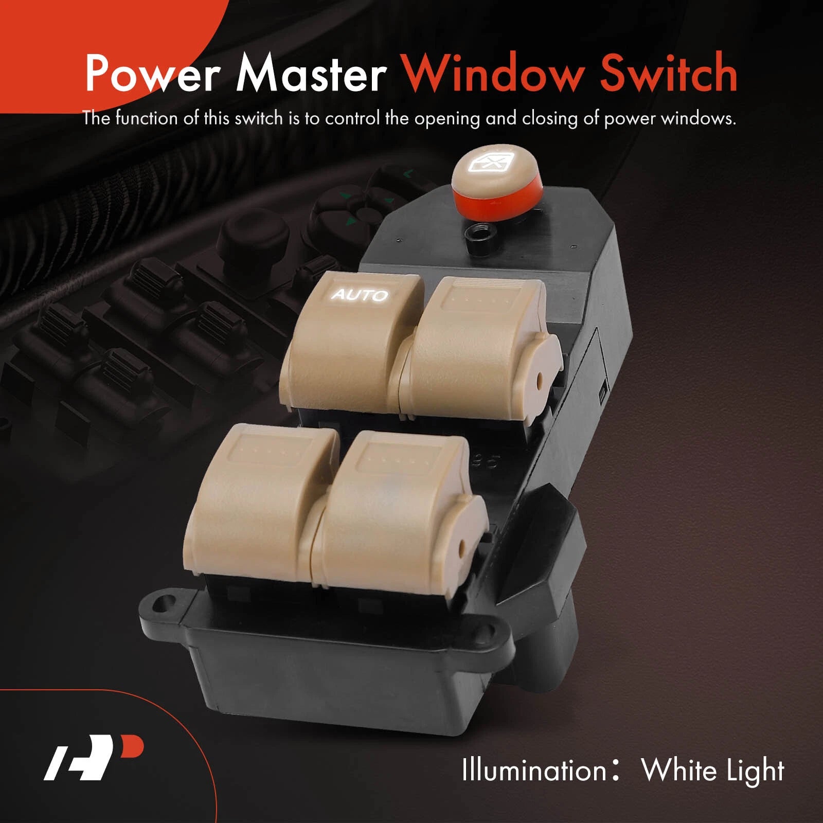 Front Left Power Window Switch for Honda Civic (2001-2005)