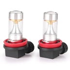 30W H11 LED White Fog Light Bulbs for Car (2 pcs)