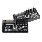 PWM Fan Hub Controller for Server Fans with SATA Power 4Pin 60W Output