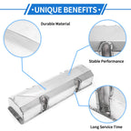 Valve Cover for Chevy SBC (Silver Tone, W/ Bolts, Gaskets)