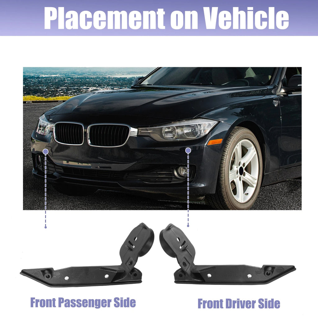 Pair Bumper Mounting Support Bracket No. 51117058447/51117058448 for BMW 325i (2006–2013)