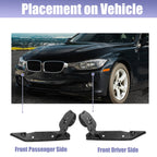 Pair Bumper Mounting Support Bracket No. 51117058447/51117058448 for BMW 325i (2006–2013)