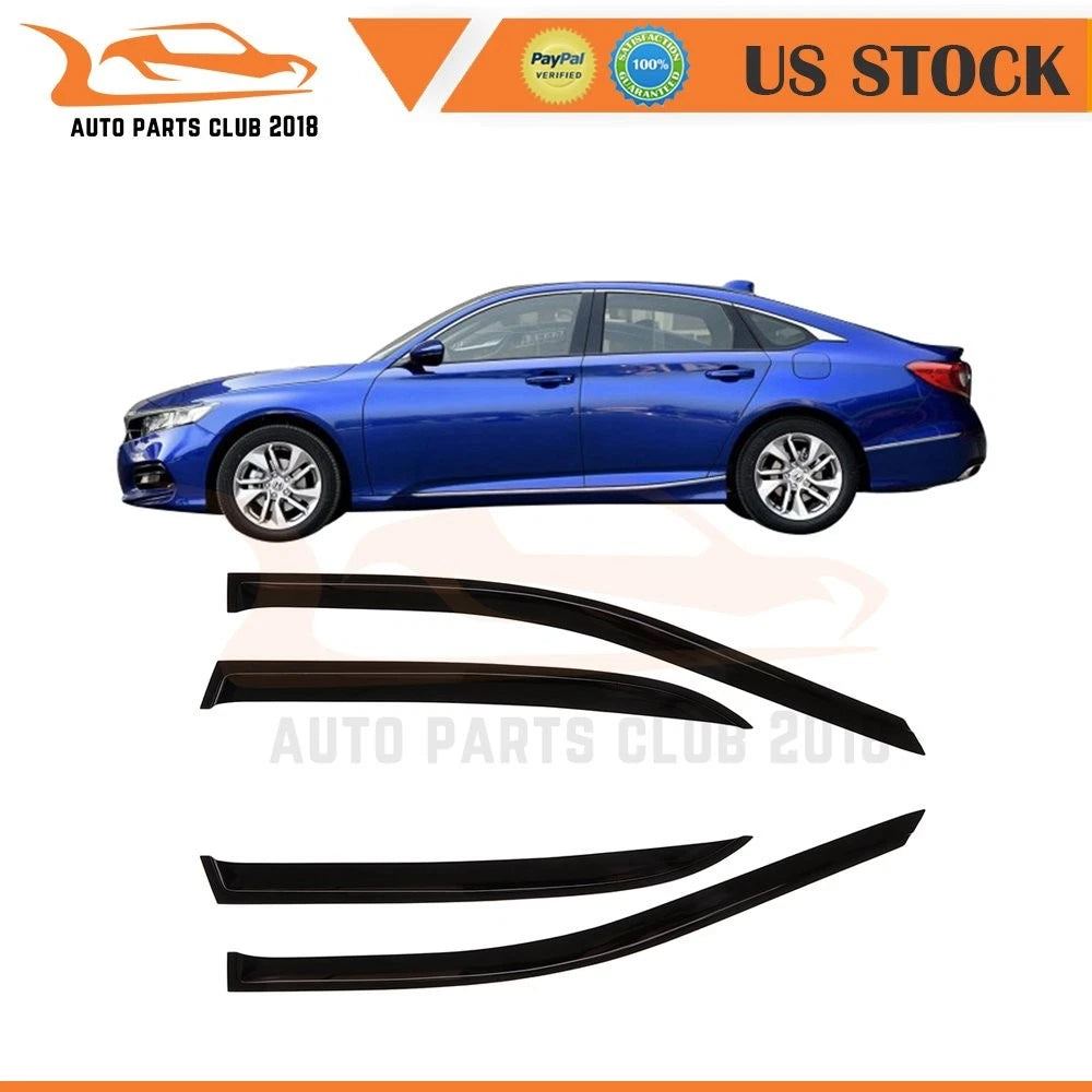 Set of 4 Window Visor Guards for Honda Accord Sedan (2003–2007)