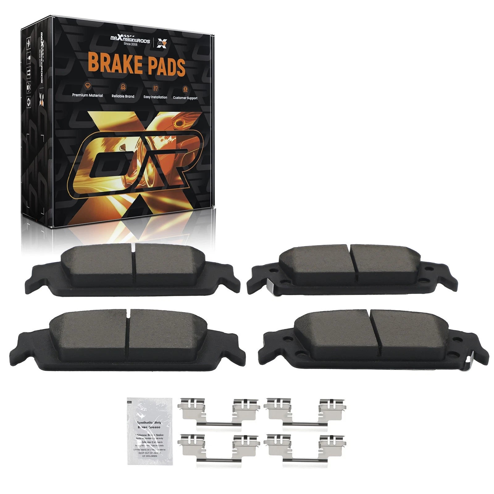 Set of Rear Ceramic Brake Pads for Cadillac Escalade Chevrolet Suburban (2015–2020)
