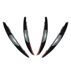 Carbon Front Bumper Splitter Fins Spoiler Canards for Mercedes Benz C-Class (2022-2023)