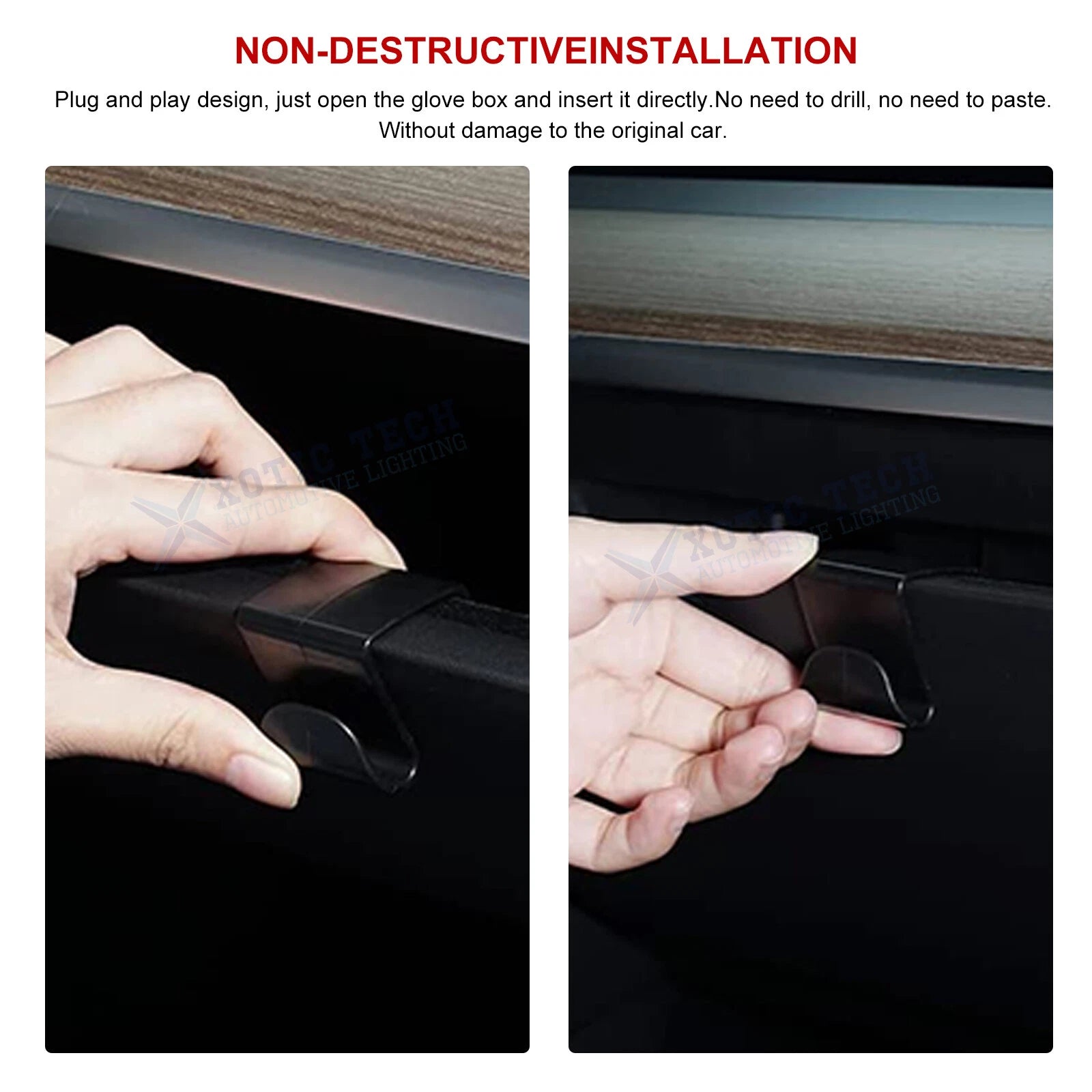 Hidden Hook Storage Seat Hanger Clip for Tesla Model 3/Model Y (2017-2024)