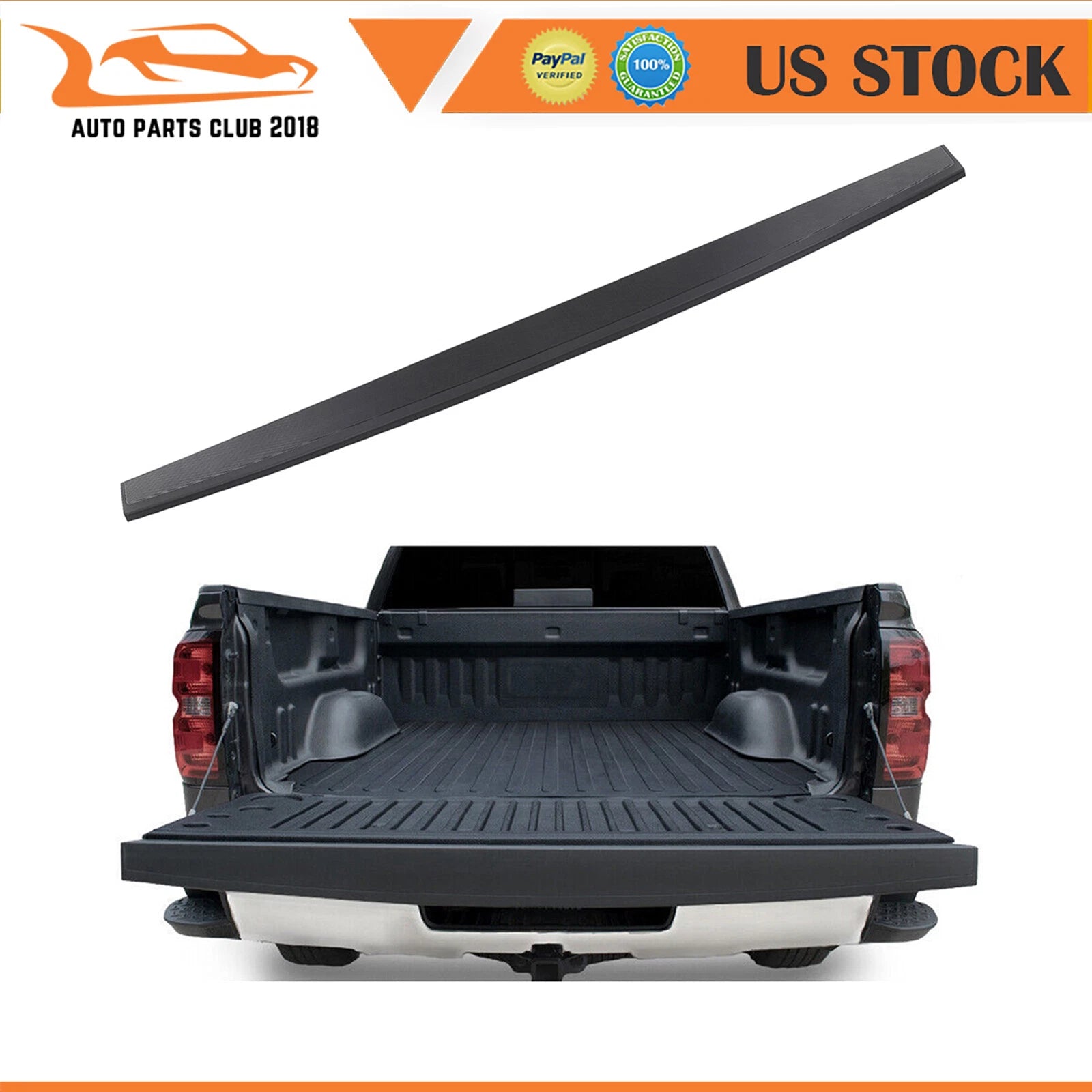 Tailgate Trim Cap Molding for Chevrolet Silverado 1500 (2014–2018)