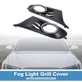 1 Pair Front Fog Light Grill for Volkswagen Golf MK6 (2010–2014) No. 5K0853665/5K0853666