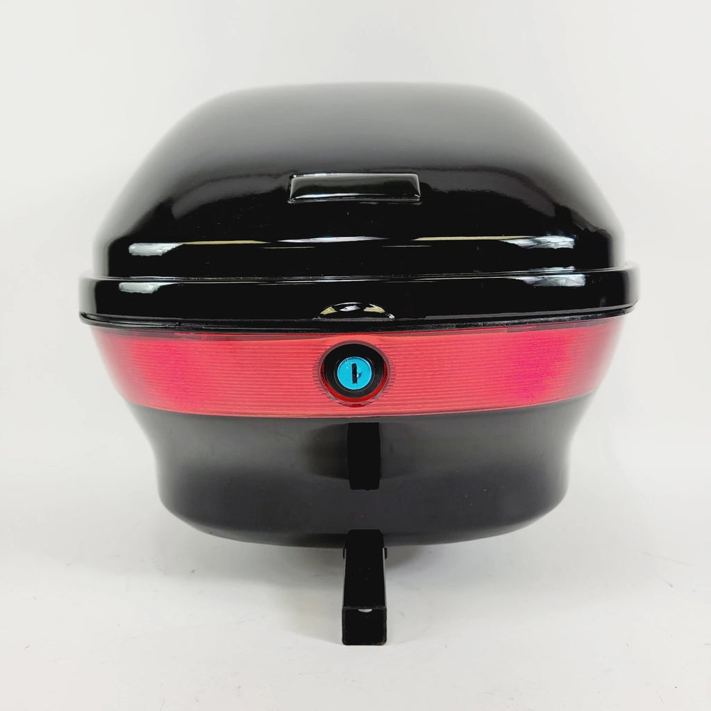 Universal Motorcycle Scooter Black Luggage Trunk Case Carrier