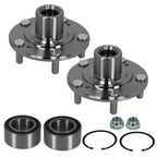 Set of 2 Front Wheel Hub Bearing Assemblies for Acura TSX TL (2004–2008)