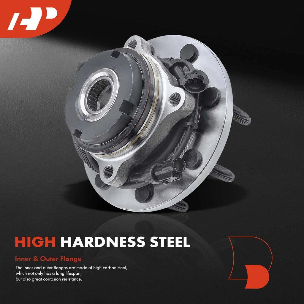 2X Front Wheel Hub & Bearing Assembly for Ford F-250 F-350 (1999–2016)