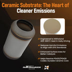 4'' Catalytic Converter for Diesel Truck (EPA, OBD-II, 810400, 400 cells)