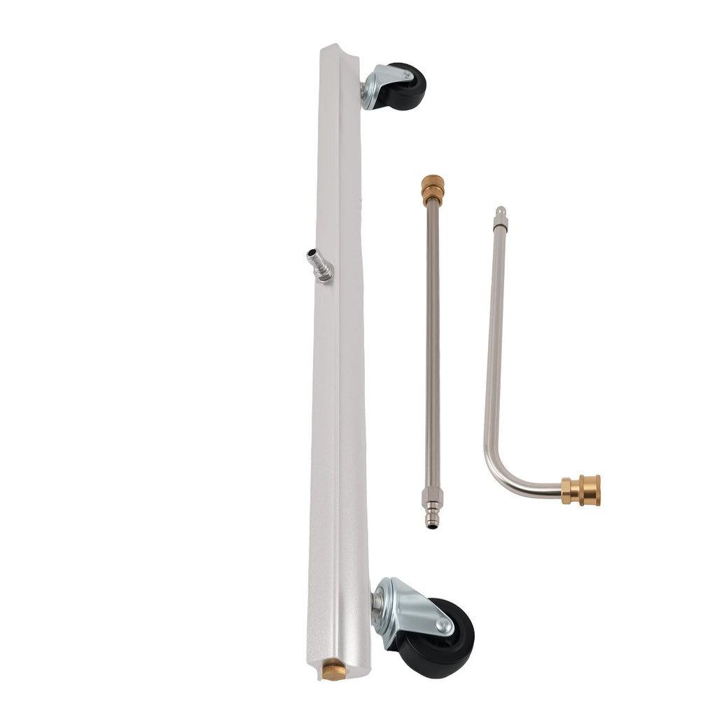 25.6" Pressure Washer Broom with Extension Wand & 7 Spray Tips