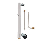 25.6" Pressure Washer Broom with Extension Wand & 7 Spray Tips