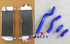 Aluminum Radiator + RE Hose for Yamaha YZ250 2-Stroke (2002-2013)