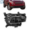 Black Headlight for Jeep Cherokee (2014–2018) HID Clear Lens Right Side