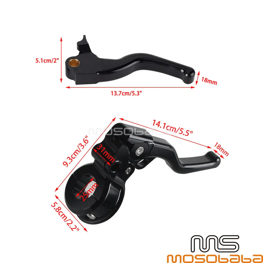 Clutch Brake Levers for Harley Sportster Custom Hugger Roadster (2004-2023)