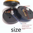 2X Circular Reflectors for Motorcycle Trucks