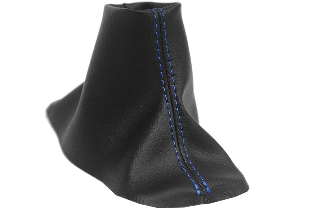 Leather Automatic Shift Boot Cover for Ford F150 (2015–2020) Blue Stitch