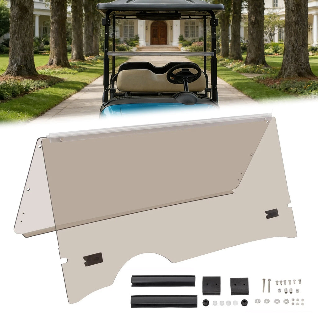 Tinted Foldable Windshield for EZGO RXV (2008–2024)