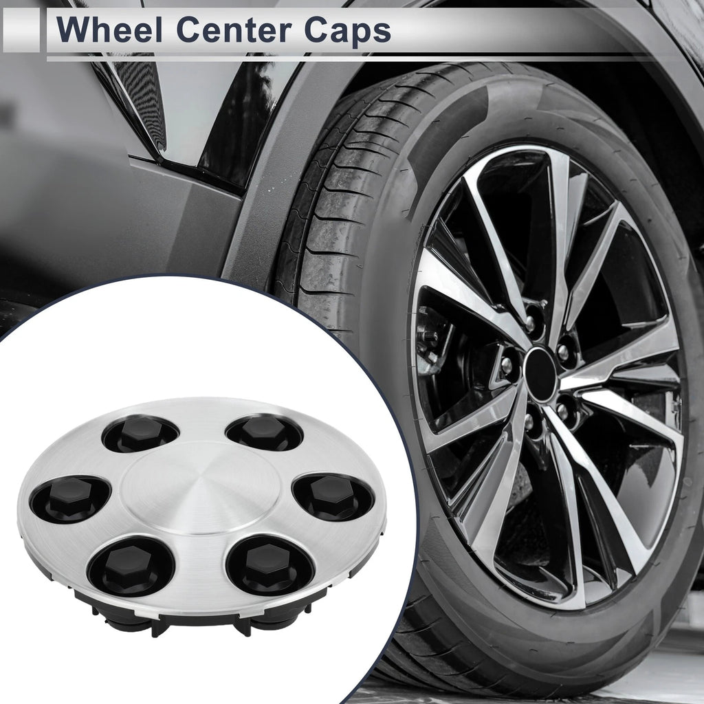 Wheel Center Caps for Chevrolet Tahoe (2007–2013) 1Pc Silver Tone Plastic