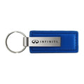 Blue Leather Keychain KC1543.INF - Officially Licensed for Infiniti