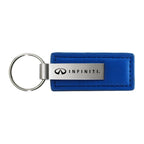 Blue Leather Keychain KC1543.INF - Officially Licensed for Infiniti