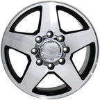 Black Wheel 20x8.5 Machined Face Replacement for 1999–2010 GMC Sierra HD