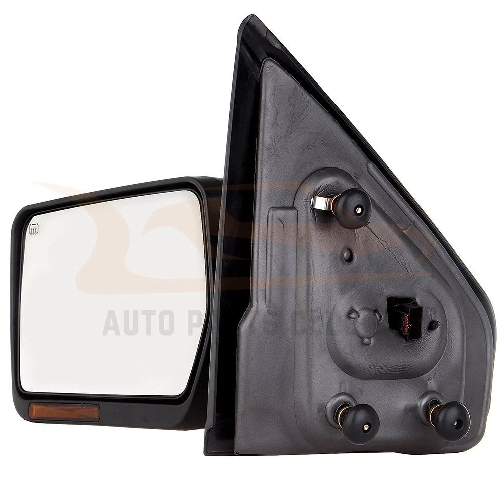 Set of 2 Chrome Power Signal Puddle Tow Mirrors for Ford F150 (2004–2014)