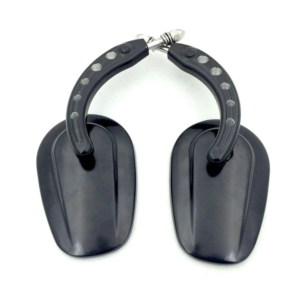Black Big Side Racing Mirrors for Harley Touring Street Glide Road Glide Electra (2014–2023)