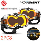 2X NOVSIGHT 4.5" LED Work Lights Pod Spot Flood for Off Road
