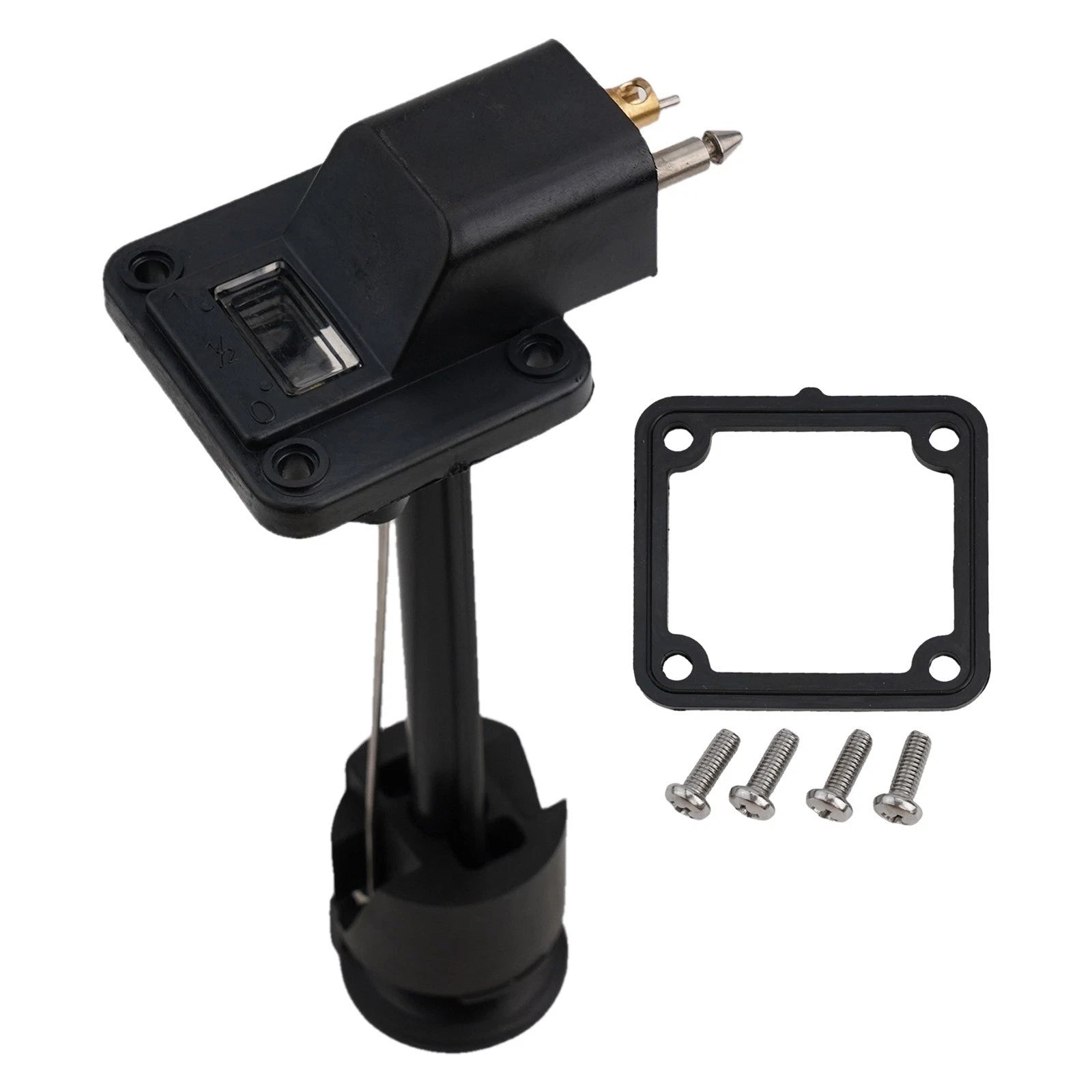 Fuel Tank Connector Pickup with Fuel Meter Fitting for Marine Outboard