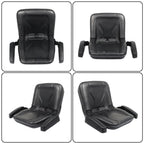 High Back Lawn Mower Seat with Armrests for Cub Cadet Dixie Chopper