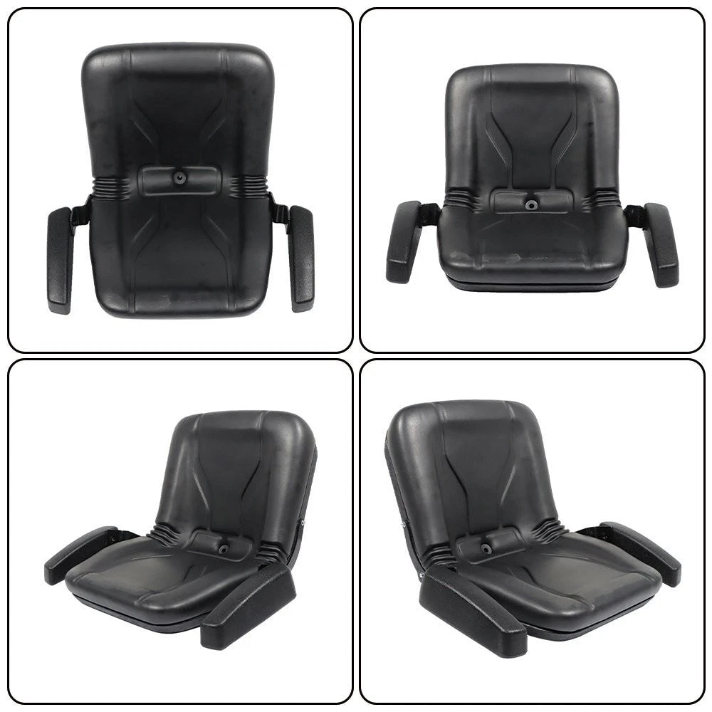 High Back Lawn Mower Seat with Armrests for Cub Cadet Dixie Chopper