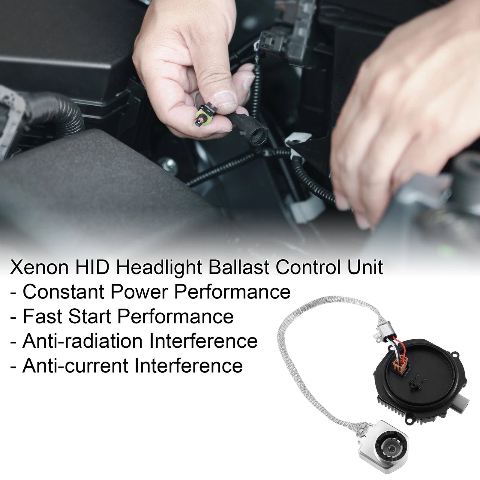 Set of 1 Xenon HID Headlight Ballast Control Unit with Igniter for Nissan 350Z (2003–2009)