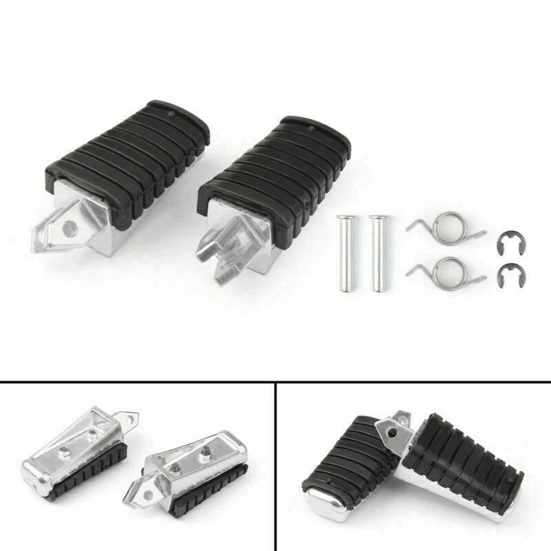 Foot Pegs Front Footrest for Yamaha Virago XV125 (1997–2000), XV250 (1988–2013), XV400 (1991)