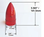 Red Tail Light Replacement Lens with Bezels for 1959 Cadillac (1959–1959)